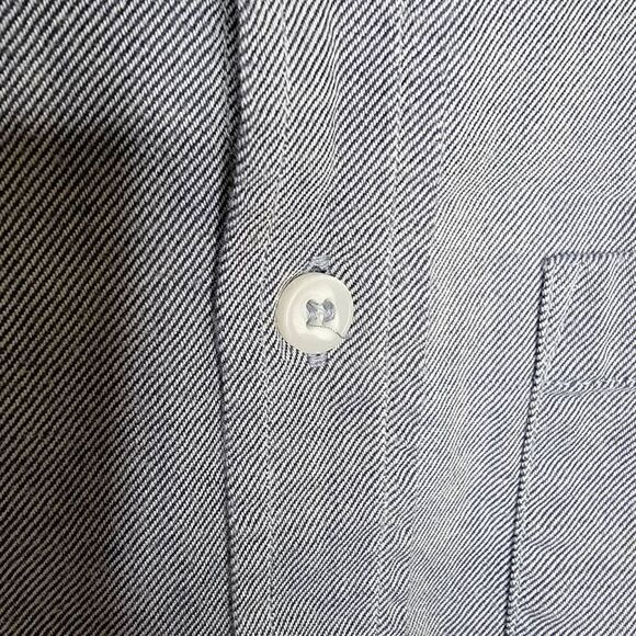 Mango MNG Slim Fit Casual Cotton Button Down Shirt Blue XXS - Picture 9 of 11